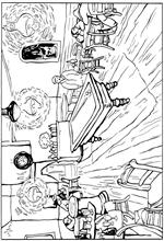 coloring page Vincent van Gogh
